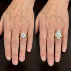 The Tuscany Marquise: Handcrafted 14K Gold Leaf Ring for Graceful, Slender-Looking Hands--Last Day Sale-90% OFF🔥
