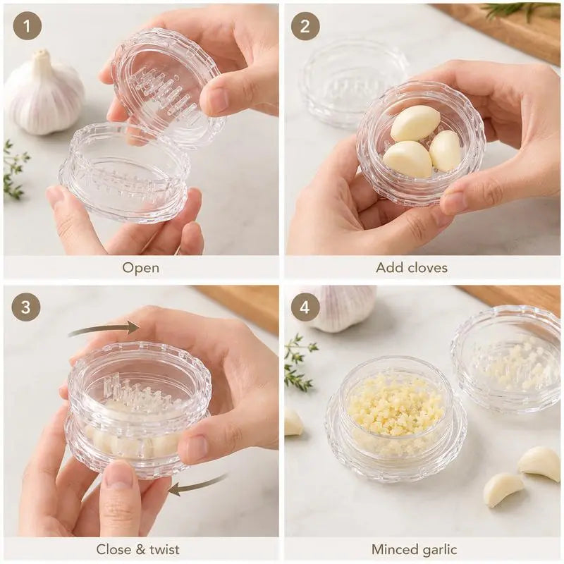 Last Day 50% OFF 🔥 Manual Twist Grinder – No-Knife Prep for Garlic, Ginger, Chili & Herbs
