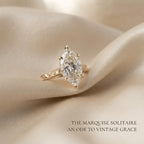 The Vintage Moissanite Ring --Timeless Elegance & Brilliant Sparkle--Last Day Sale-90% OFF🔥