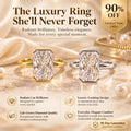 The Luxury-Looking Diamond Ring She'll Never Want To Take Off-Last Day Sale-90% OFF🔥