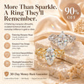 The Marquise Crown Lab-Grown Diamond Ring Set That Makes Every Gesture Feel More Elegant | Gold or Silver | Last Day Sale-90% OFF🔥
