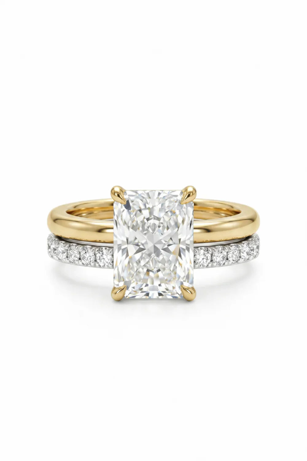 csandiva™ 3-Carat VVS1 Moissanite Ring Suite - Travel-Safe Brilliance & Elegant Heirloom Alternative | Claim 90% OFF Today🔥
