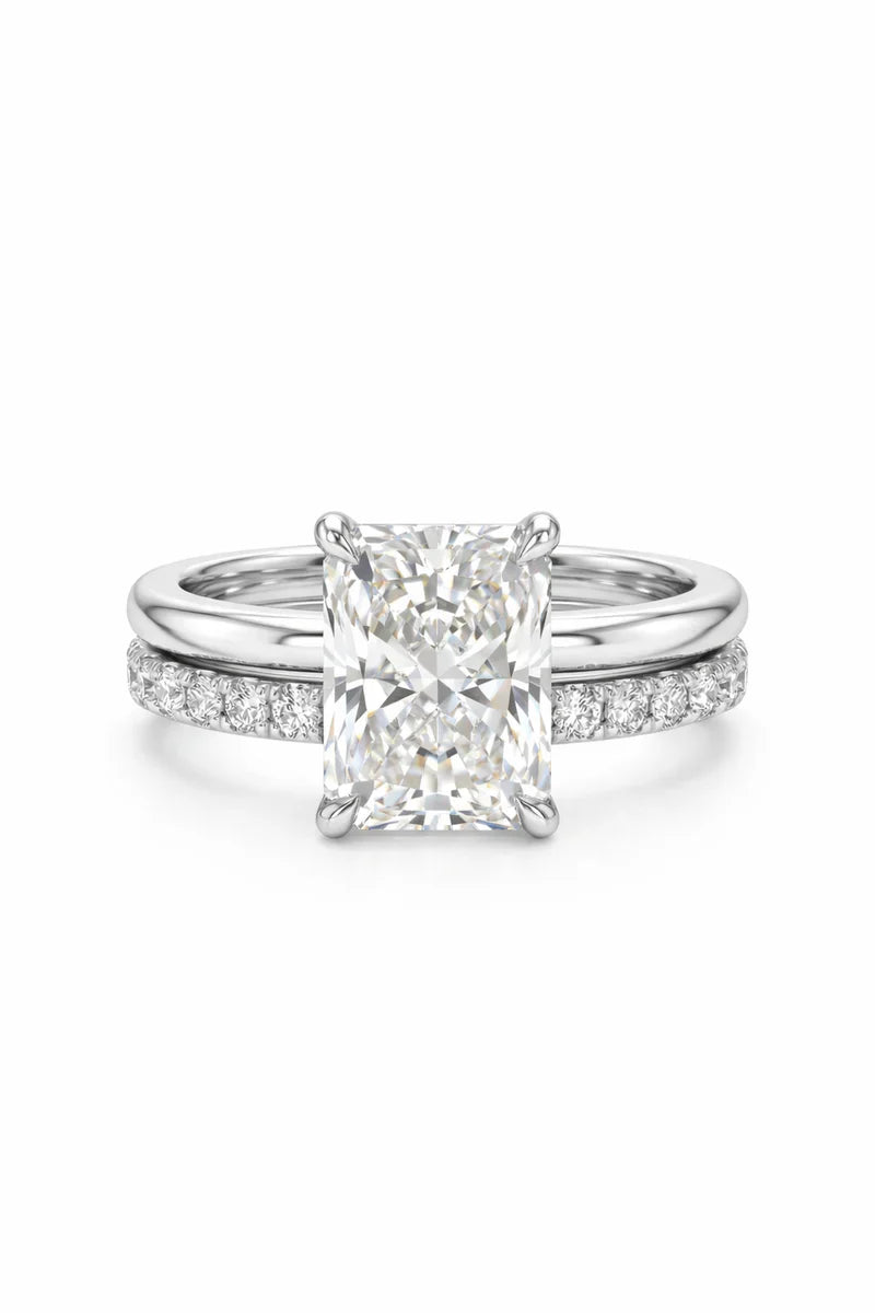 csandiva™ 3-Carat VVS1 Moissanite Ring Suite - Travel-Safe Brilliance & Elegant Heirloom Alternative | Claim 90% OFF Today🔥