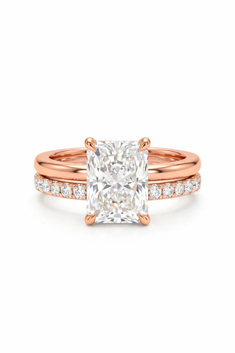 csandiva™ 3-Carat VVS1 Moissanite Ring Suite - Travel-Safe Brilliance & Elegant Heirloom Alternative | Claim 90% OFF Today🔥