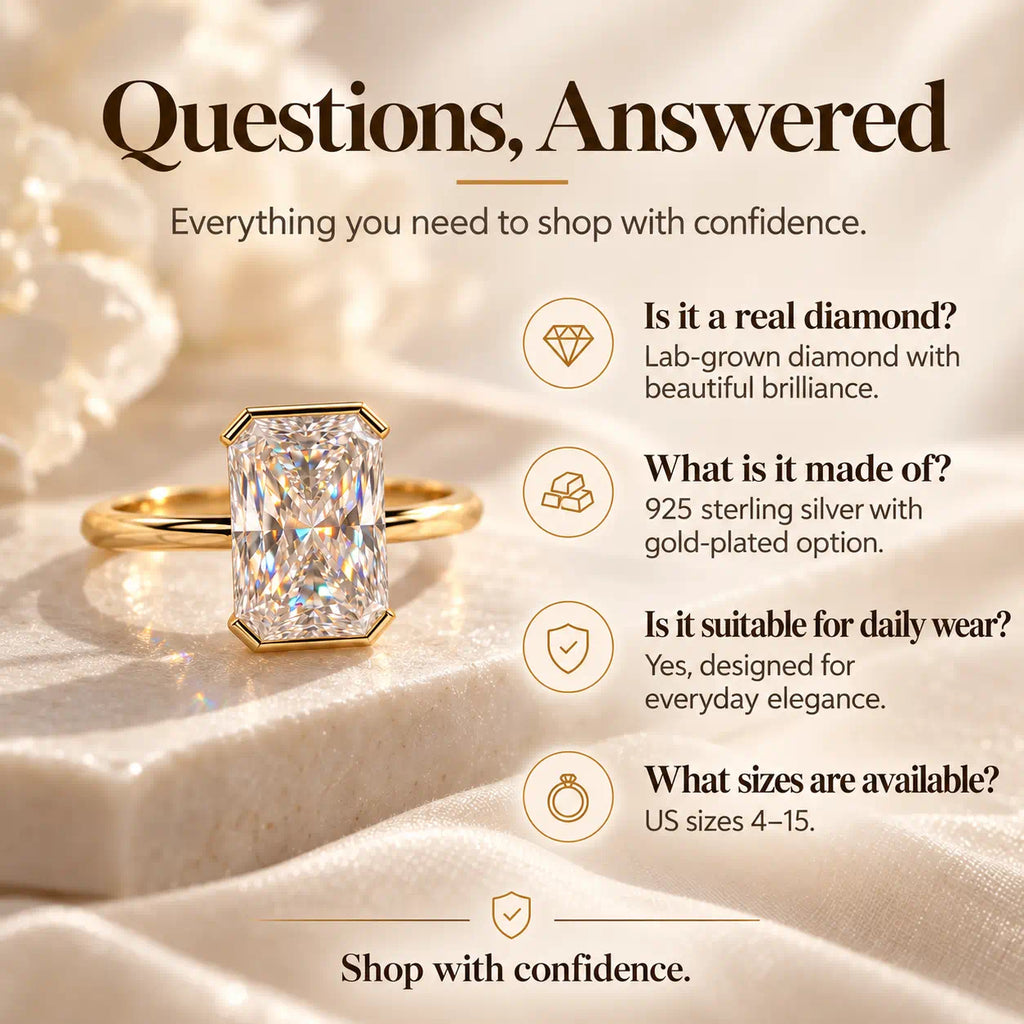 The Luxury-Looking Diamond Ring She'll Never Want To Take Off-Last Day Sale-90% OFF🔥