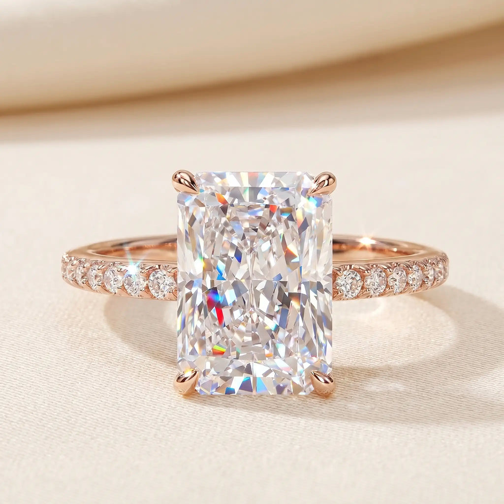 csandiva™ The "Timeless" 9.0ct Radiant Ring - Smart Luxury Alternative & Zero Anxiety Glamour | Claim 90% OFF Last Day🔥