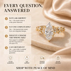 The Everwild Marquise™ Lab-Grown Diamond Vine Ring — The Finger-Flattering Statement That Completes Every Look | Gold or Silver | Last Day Sale-90% OFF🔥