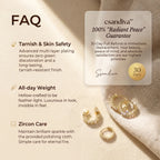 csandiva™ 14K Gold-Plated Natural Zircon Hoop Earring Set | The Masterpiece of Serenity & Elegance -Last Day Sale-90% OFF🔥