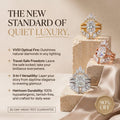 csandiva™ 3-Carat VVS1 Moissanite Ring Suite - Travel-Safe Brilliance & Elegant Heirloom Alternative | Claim 90% OFF Today🔥