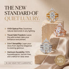 csandiva™ 3-Carat VVS1 Moissanite Ring Suite - Travel-Safe Brilliance & Elegant Heirloom Alternative | Claim 90% OFF Today🔥