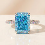 csandiva™ The "Timeless" 9.0ct Radiant Ring - Smart Luxury Alternative & Zero Anxiety Glamour | Claim 90% OFF Last Day🔥