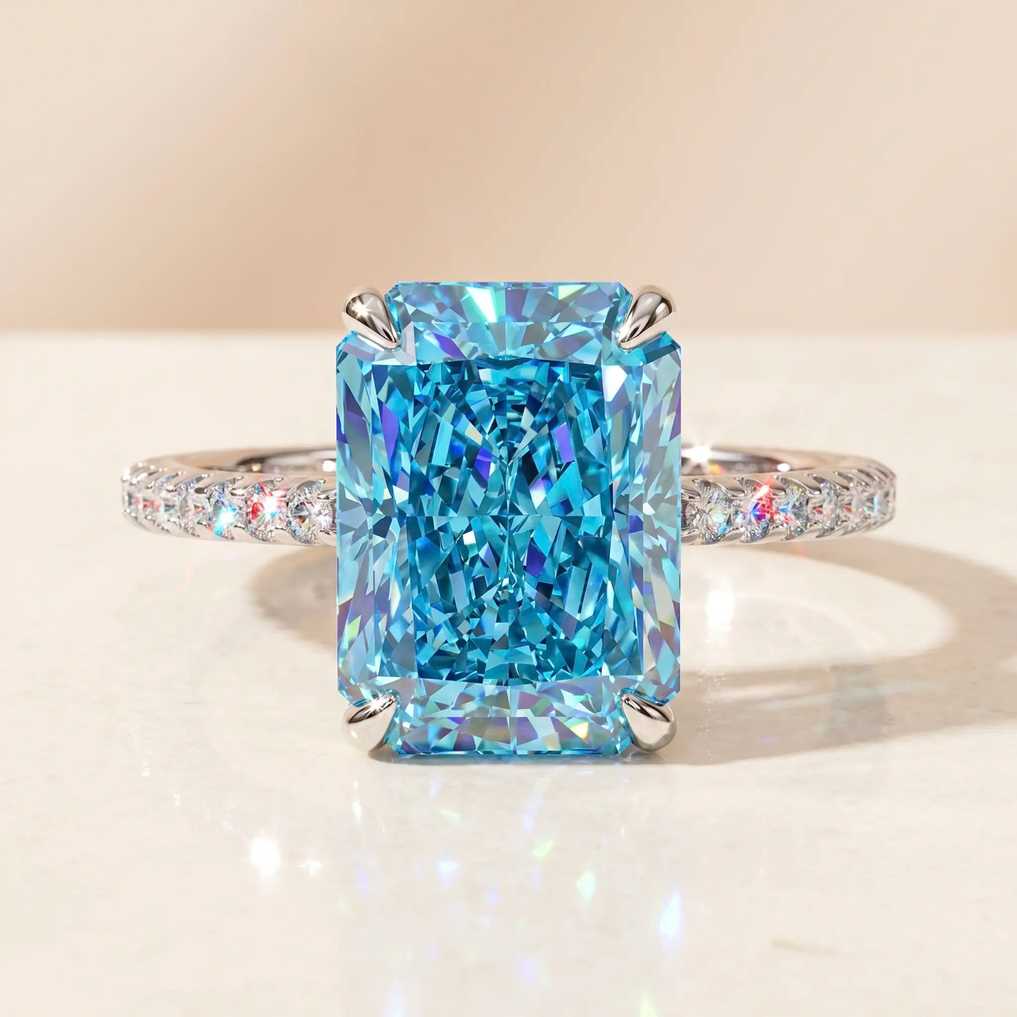 csandiva™ The "Timeless" 9.0ct Radiant Ring - Smart Luxury Alternative & Zero Anxiety Glamour | Claim 90% OFF Today🔥