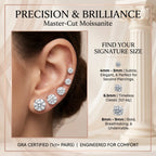 csandiva™ VVS1 Moissanite Halo Studs - Zero Droop Comfort & 100% Waterproof Brilliance | Claim 90% OFF Today🔥