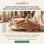 csandiva™ The "Timeless" 9.0ct Radiant Ring - Smart Luxury Alternative & Zero Anxiety Glamour | Claim 90% OFF Today🔥