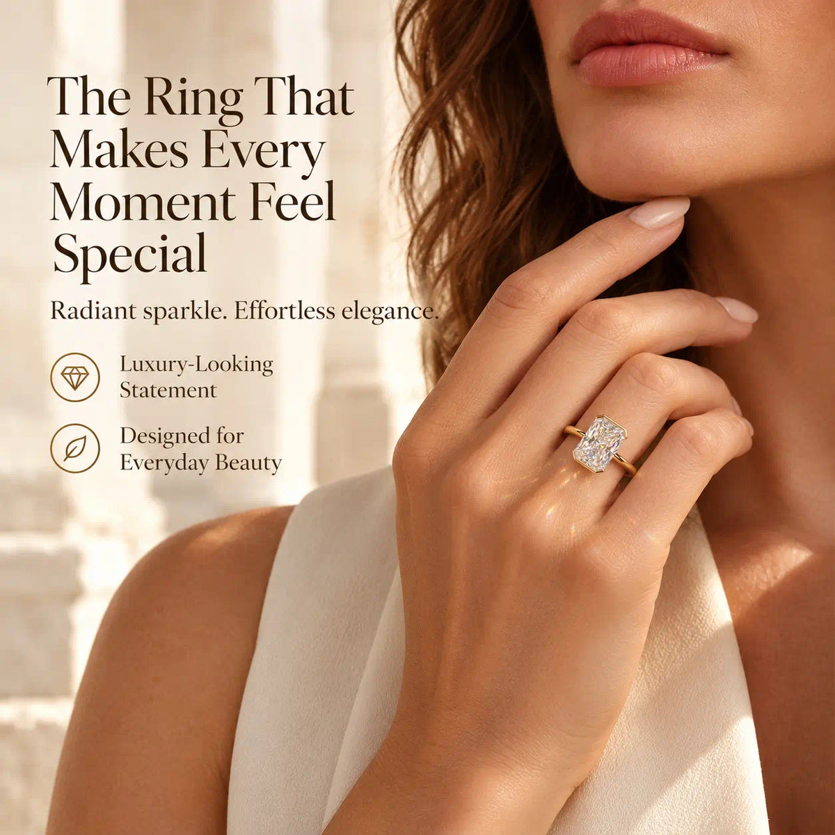 The Luxury-Looking Diamond Ring She'll Never Want To Take Off-Last Day Sale-90% OFF🔥