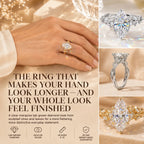 The Everwild Marquise™ Lab-Grown Diamond Vine Ring — The Finger-Flattering Statement That Completes Every Look | Gold or Silver | Last Day Sale-90% OFF🔥