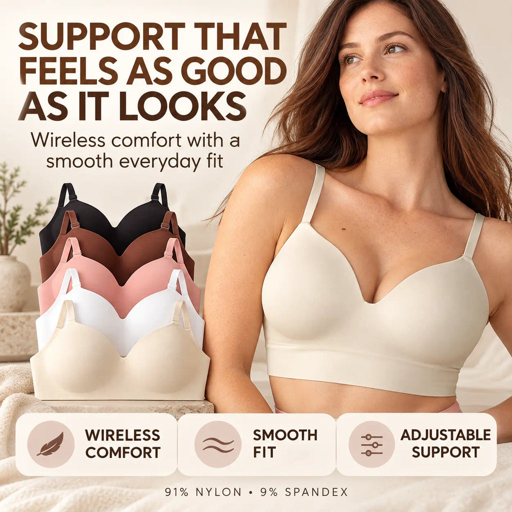 Finally, A Wireless Bra That Gives You The Comfort You Want And The Support You Need-Last Day Sale🔥90% OFF