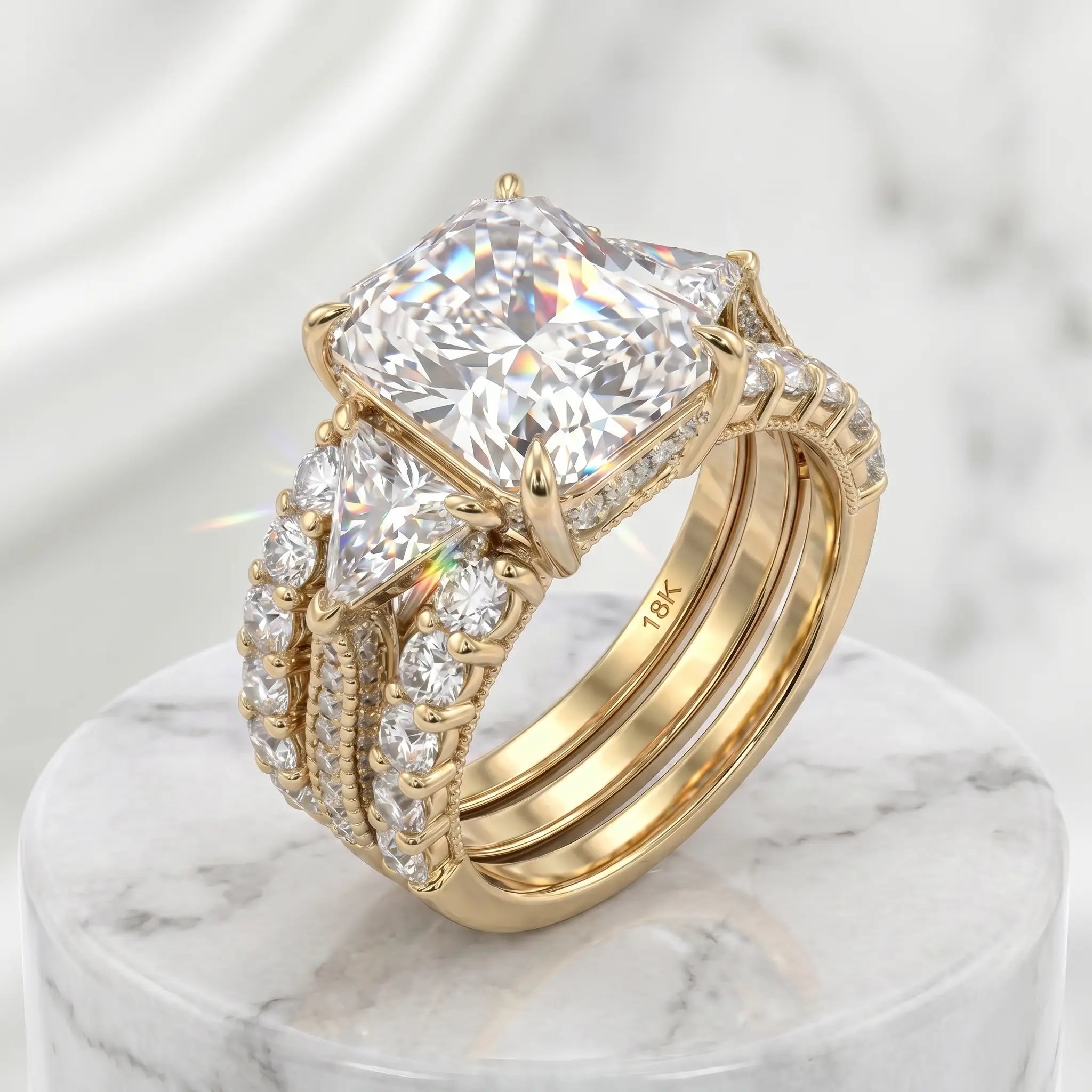 csandiva™ The Timeless Embrace 5.0ct Radiant Ring - Zero Anxiety Glamour & Smart Luxury Alternative | Claim 90% OFF Today🔥
