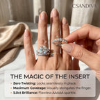csandiva™ The Timeless Embrace 5.0ct Radiant Ring - Zero Anxiety Glamour & Smart Luxury Alternative | Claim 90% OFF Today🔥