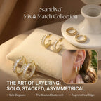 csandiva™ 14K Gold-Plated Natural Zircon Hoop Earring Set | The Masterpiece of Serenity & Elegance -Last Day Sale-90% OFF🔥