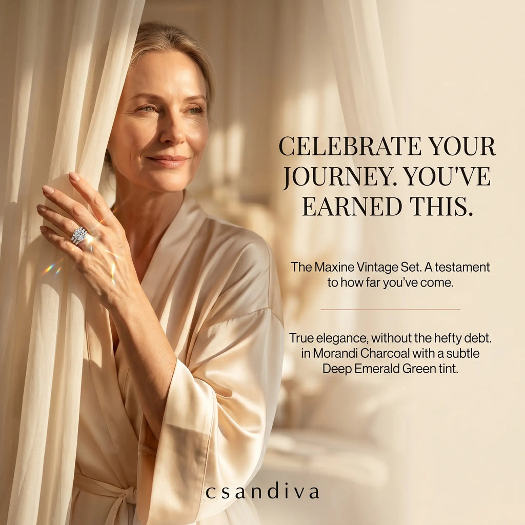 csandiva™ 3.0ct Vintage Nested Ring Suite - Smart Heirloom Alternative & Zero Anxiety Glamour | Claim 90% OFF Last Day🔥
