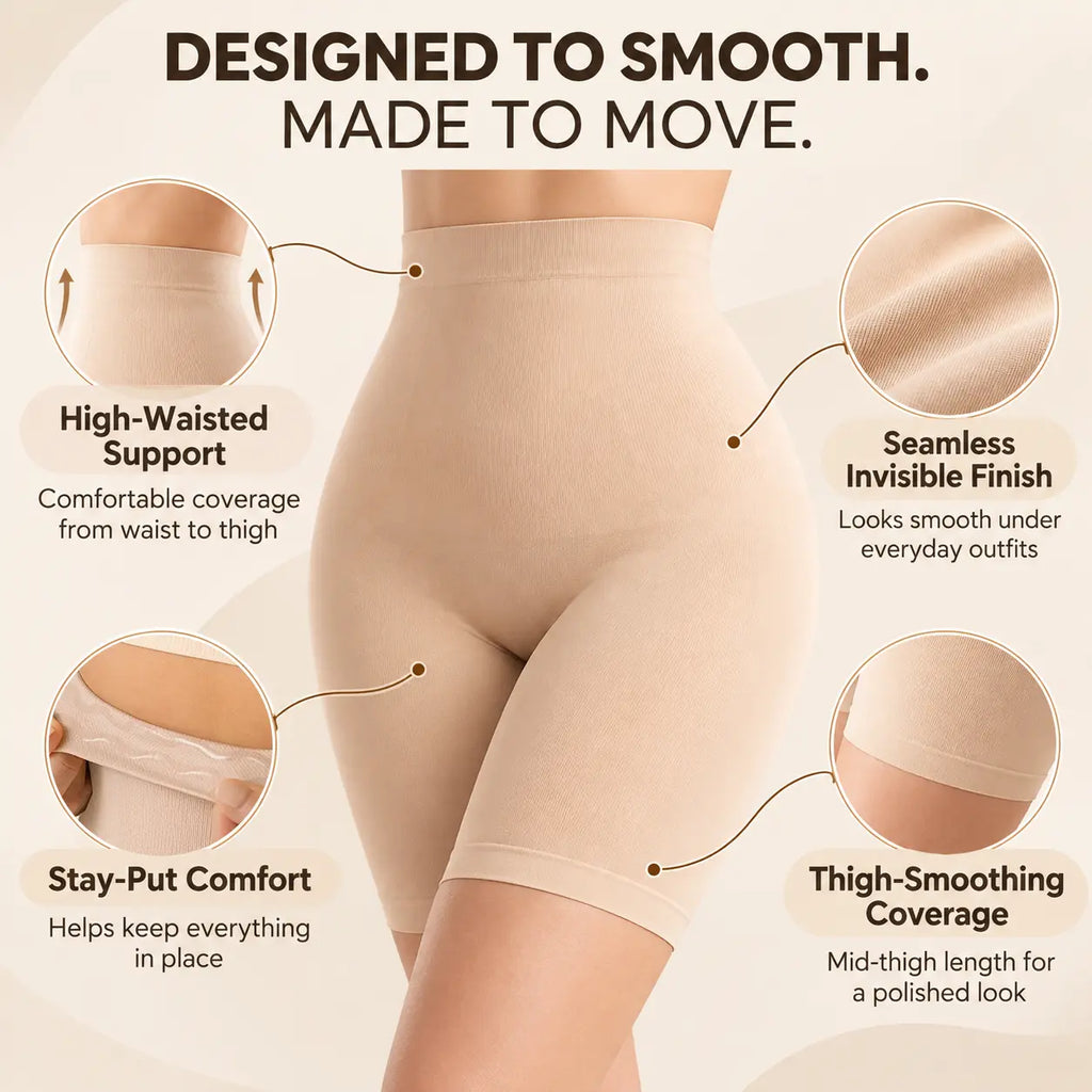 The Everyday Shaping Short That Helps You Feel Comfortable, Confident & Beautiful In Every Outfit-Last Day Sale🔥90% OFF