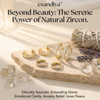 csandiva™ 14K Gold-Plated Natural Zircon Hoop Earring Set | The Masterpiece of Serenity & Elegance -Last Day Sale-90% OFF🔥