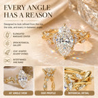 The Everwild Marquise™ Lab-Grown Diamond Vine Ring — The Finger-Flattering Statement That Completes Every Look | Gold or Silver | Last Day Sale-90% OFF🔥