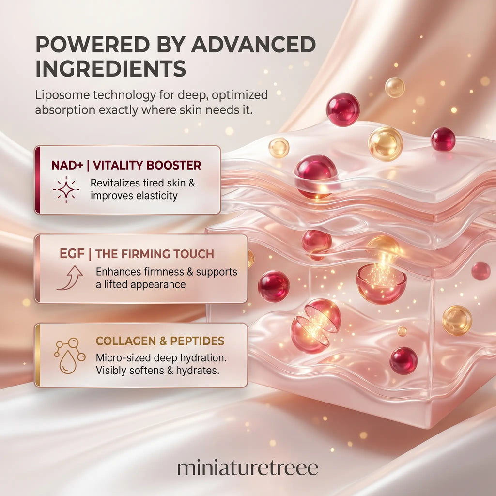 Miniaturetreee™ NAD+ Vitality Firming Serum - Visibly Smooths & Deeply Hydrates for a Radiant Glow | Last Day Claim 90% OFF🔥