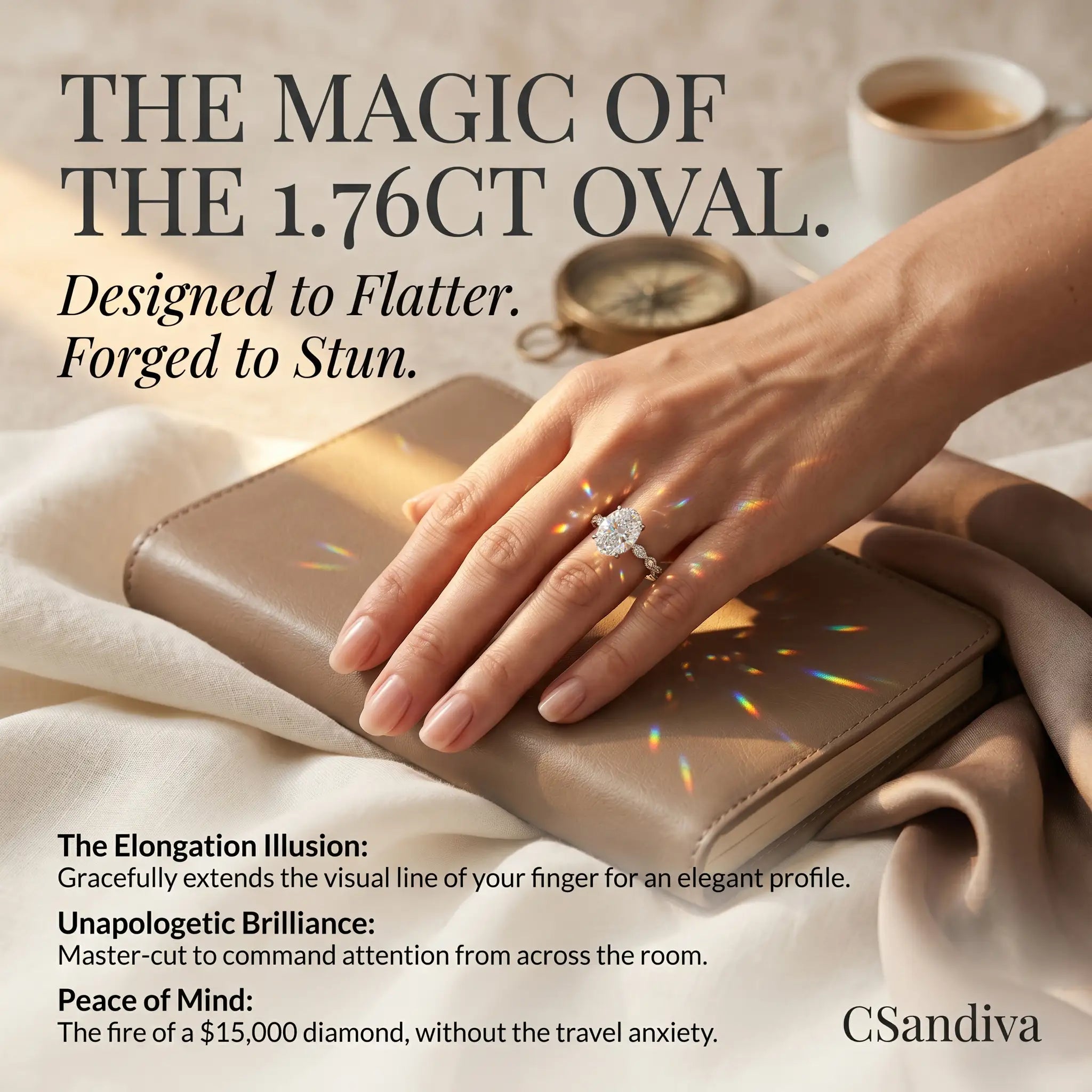The Ultimate Quiet Luxury Upgrade: 1.76Ct Hand-Forged Vintage Vine Heirloom — Visually Slims Fingers, Butter-Smooth Knuckle Fit & Zero "Green Fingers" Guarantee | 90% OFF Anniversary Release 🔥