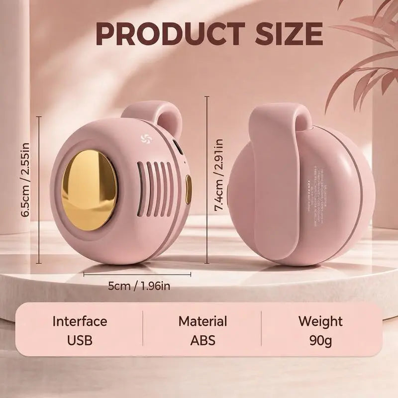 Clip-On Waist Fan – 360° Adjustable Airflow, 3 Speeds, Hands-Free Cooling (Last Day 50% OFF 🔥)