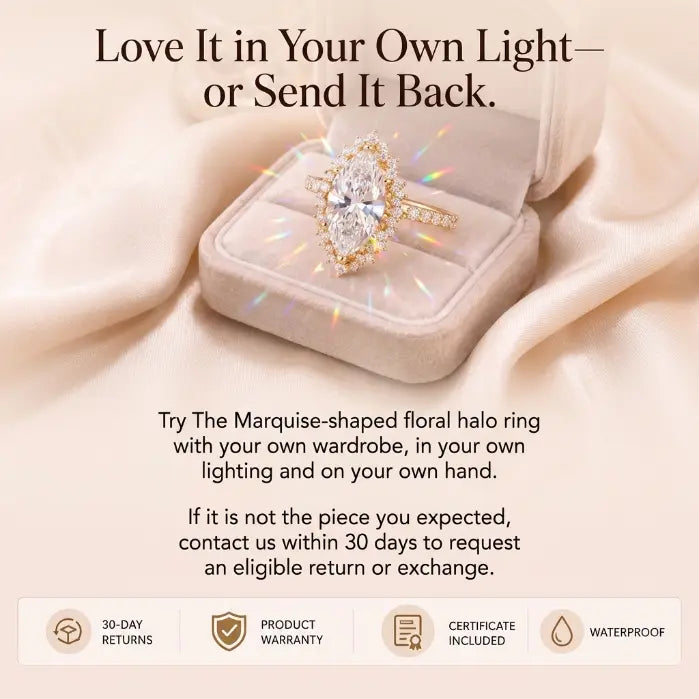 A Timeless Marquise Ring Designed To Make Every Moment Feel More Beautiful — Elegant Sparkle You'll Love Wearing Every Day-Last Day Sale-90% OFF🔥