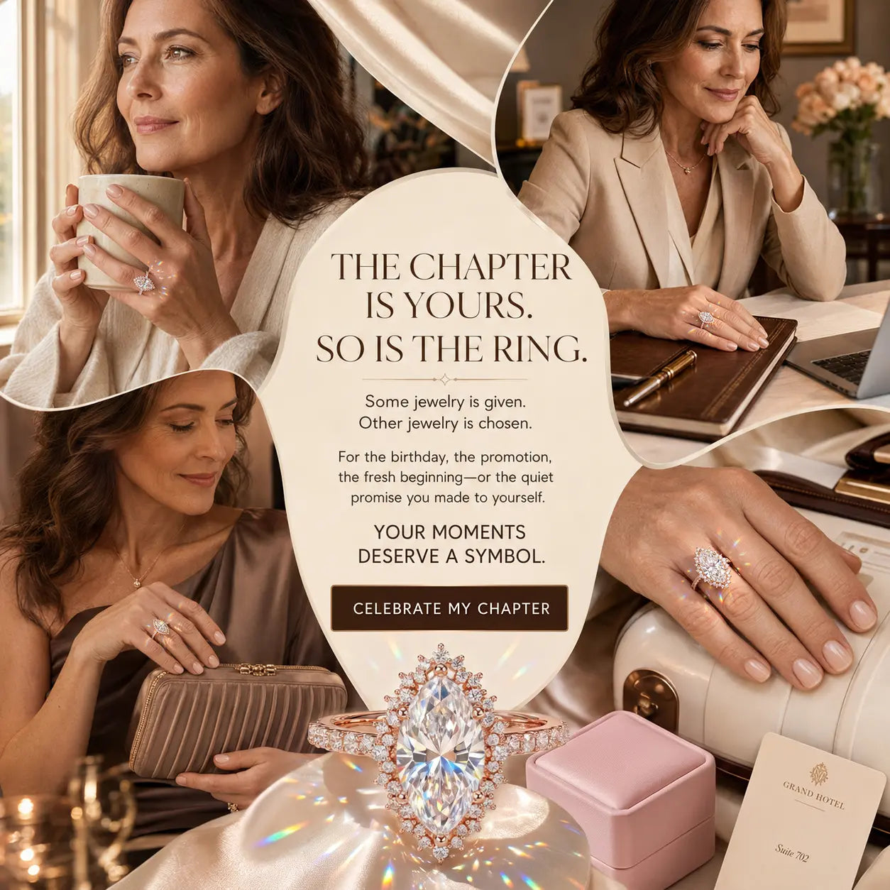 A Timeless Marquise Ring Designed To Make Every Moment Feel More Beautiful — Elegant Sparkle You'll Love Wearing Every Day-Last Day Sale-90% OFF🔥