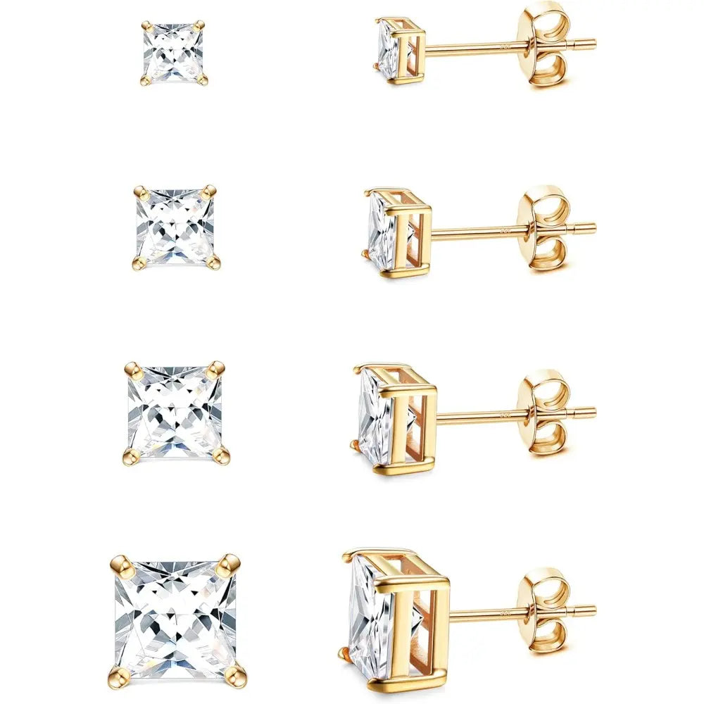 csandiva™ VVS1 Moissanite Solitaire Studs - Sag-Free Comfort & 100% Waterproof Everyday Brilliance | Claim 90% OFF Today🔥