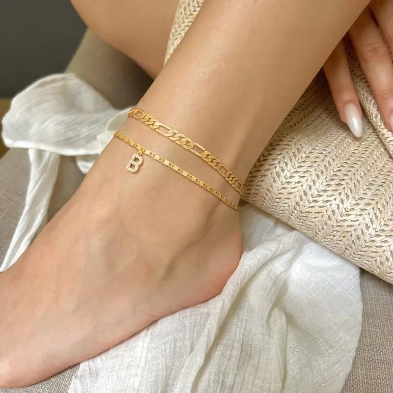 Manifest Your Wealth: The 24K Gold-Aura Personalized Manifestation Anklet -Last Day Sale-90% OFF🔥