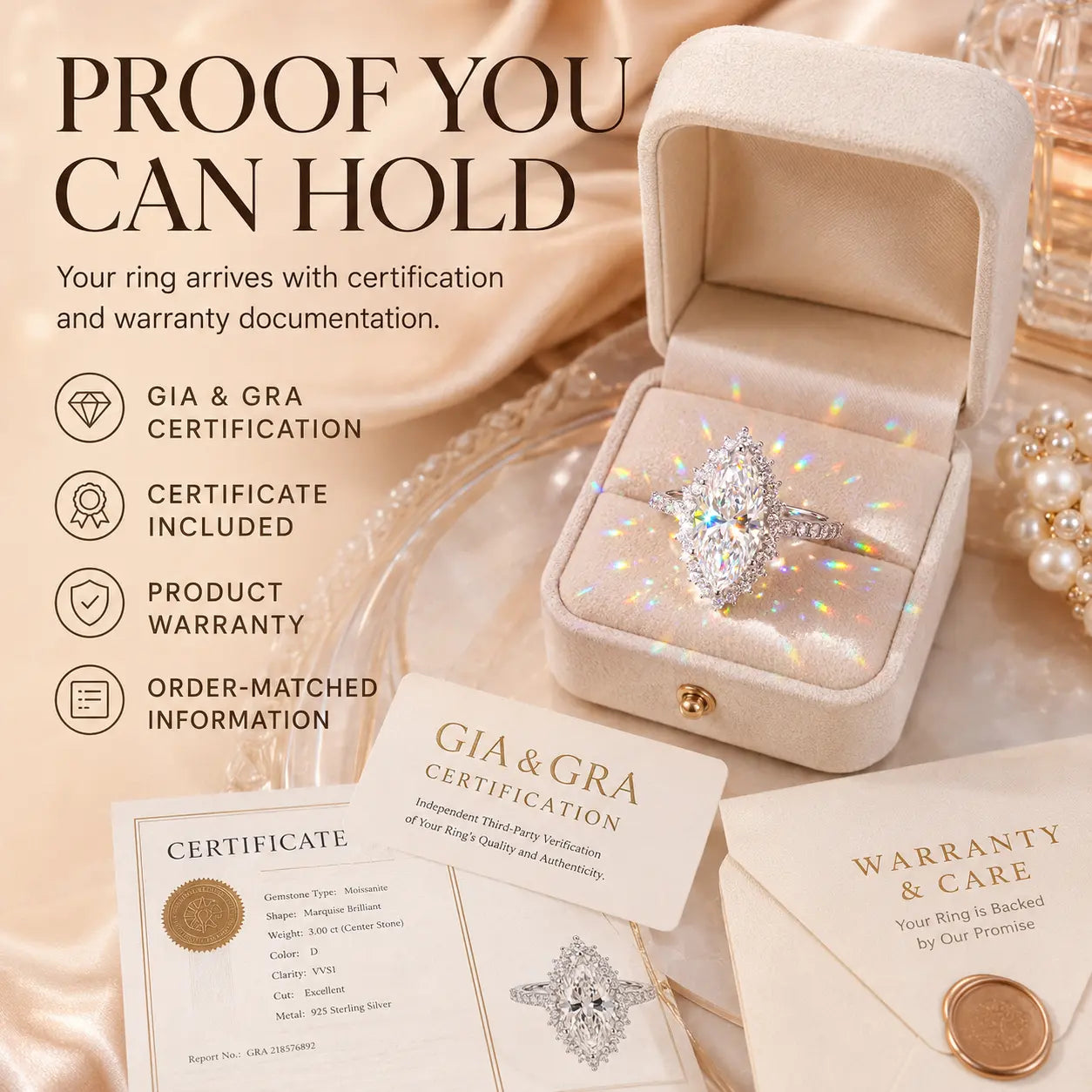 A Timeless Marquise Ring Designed To Make Every Moment Feel More Beautiful — Elegant Sparkle You'll Love Wearing Every Day-Last Day Sale-90% OFF🔥