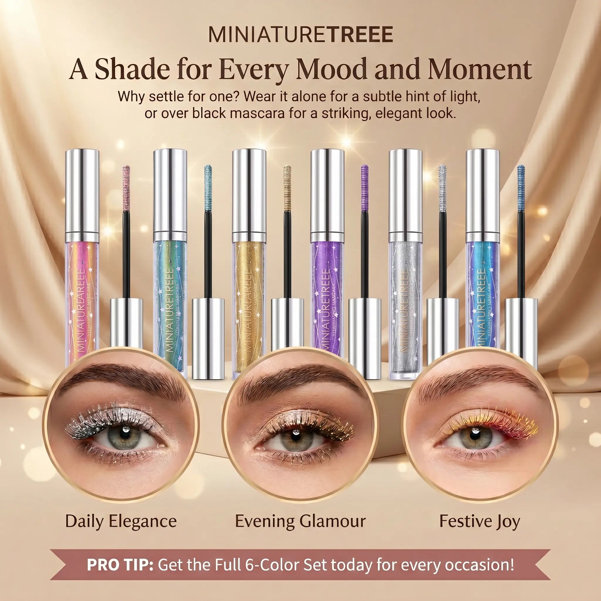 Miniaturetreee™ Illuminating Mascara - Instantly Awakens Tired Eyes & Adds an Elegant Micro-Sparkle | Last Day Claim 90% OFF 🔥