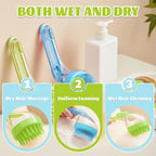 One-Press Foaming Pet Cleaning Brush – Wet & Dry Grooming Brush with Soft Bristles | Last Day 50% OFF 🔥