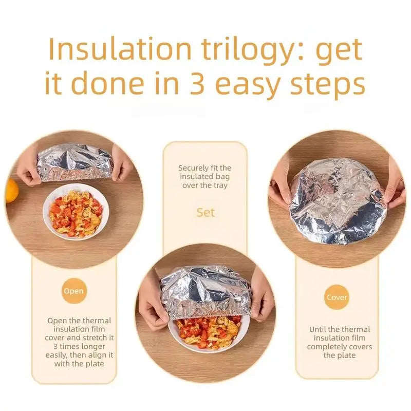 🔥 50% OFF Insulated Food Covers – 50 PCS Universal Fit Covers to Keep Meals Warm, Fresh & Ready to Serve
