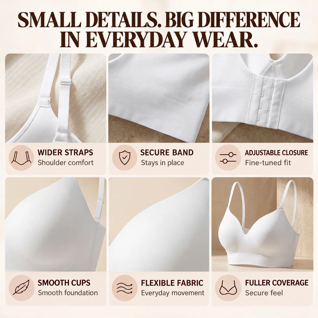 Finally, A Wireless Bra That Gives You The Comfort You Want And The Support You Need-Last Day Sale🔥90% OFF