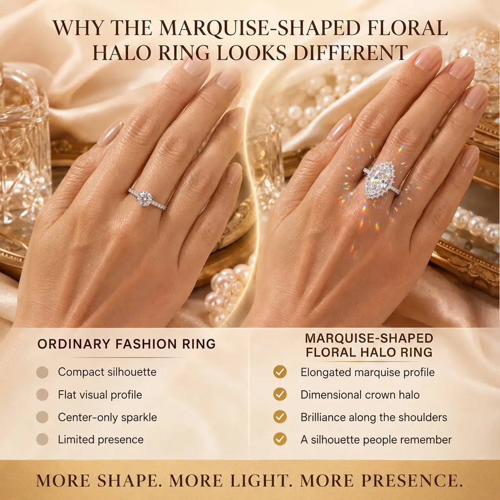 A Timeless Marquise Ring Designed To Make Every Moment Feel More Beautiful — Elegant Sparkle You'll Love Wearing Every Day-Last Day Sale-90% OFF🔥