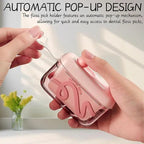 Last Day 50% OFF 🔥 Automatic Pop-Up Floss Pick Holder – Compact Refillable Travel Case