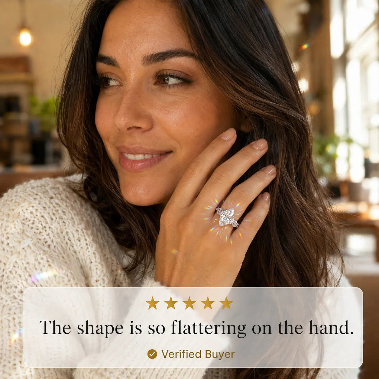 The Marquise Crown Lab-Grown Diamond Ring Set That Makes Every Gesture Feel More Elegant | Gold or Silver | Last Day Sale-90% OFF🔥