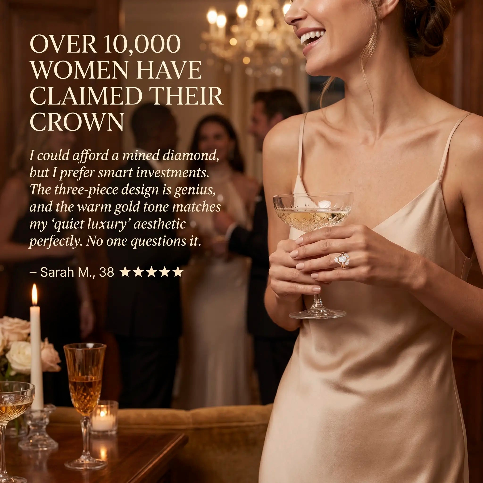 csandiva™ 3-Carat VVS1 Moissanite Ring Suite - Travel-Safe Brilliance & Elegant Heirloom Alternative | Claim 90% OFF Today🔥