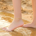Manifest Your Wealth: The 24K Gold-Aura Personalized Manifestation Anklet -Last Day Sale-90% OFF🔥