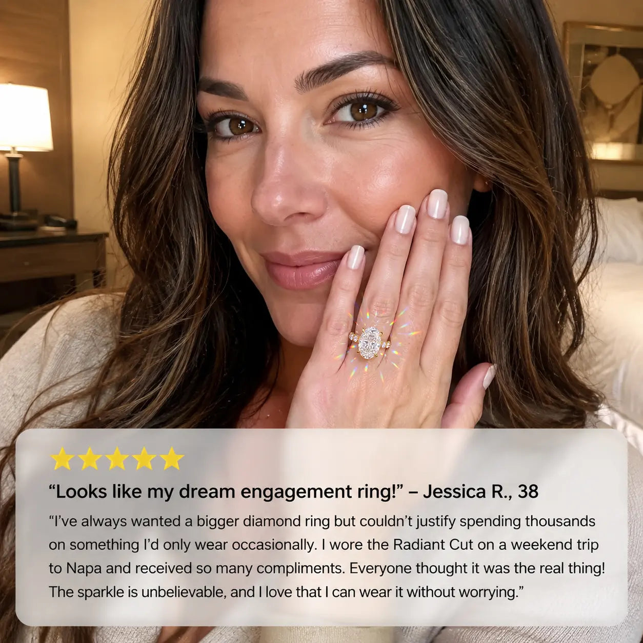 The Crown Oval™ — The Hand-Flattering 1–6 CT Lab-Grown Diamond Ring Designed to Make Your Fingers Look Longer and Every Outfit Feel Instantly More Elegant-Last Day Sale-90% OFF🔥