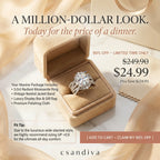 csandiva™ 3.0ct Vintage Nested Ring Suite - Smart Heirloom Alternative & Zero Anxiety Glamour | Claim 90% OFF Last Day🔥