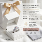 csandiva™ The Timeless Embrace 5.0ct Radiant Ring - Zero Anxiety Glamour & Smart Luxury Alternative | Claim 90% OFF Today🔥