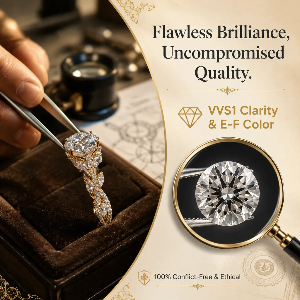 Timeless Elegance: Vintage Twisted Lab Diamond Anniversary Ring in 14K Gold--Last Day Sale-90% OFF🔥