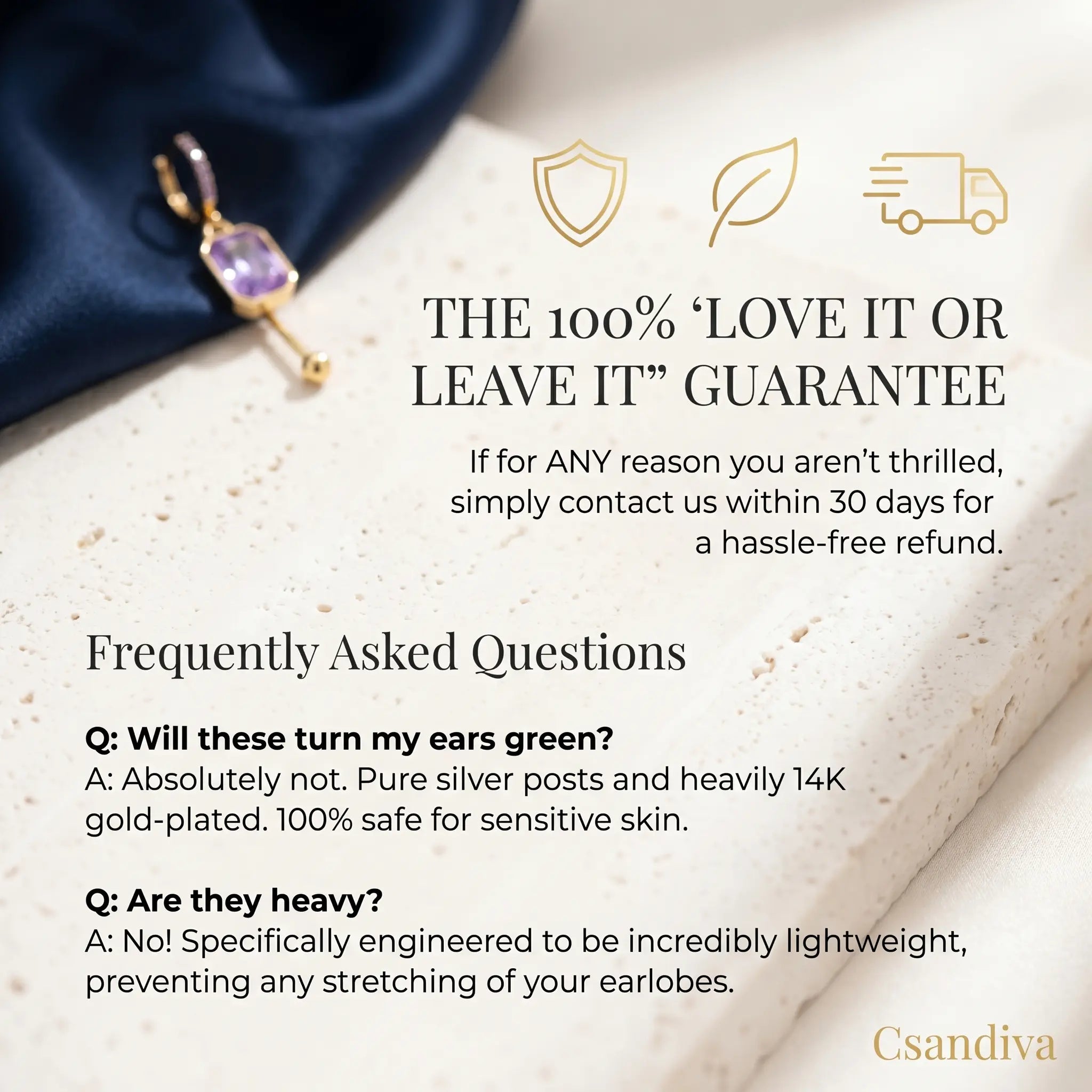 The Viral 'Zero-Weight' 14K Brilliance: Illuminate Your Complexion with Million-Dollar Radiance—Exclusively For Sensitive Ears & Guaranteed No Earlobe Sag | Last Day Sale-90% OFF🔥
